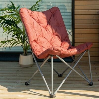 Classic taitettava retkilepotuoli musta